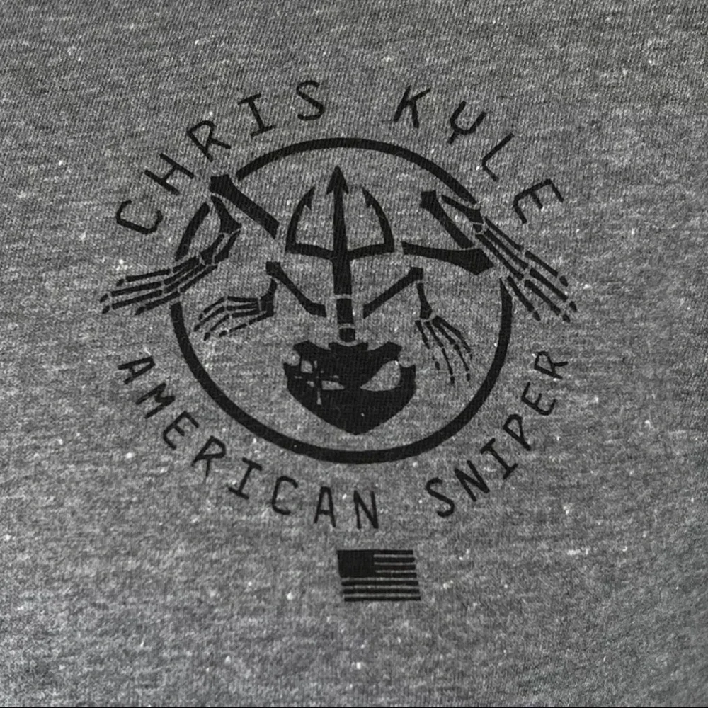 Howitzer Style Men's T-shirt CHRIS KYLE SPIRT Military Grunt Patriot - Picture 4 of 7